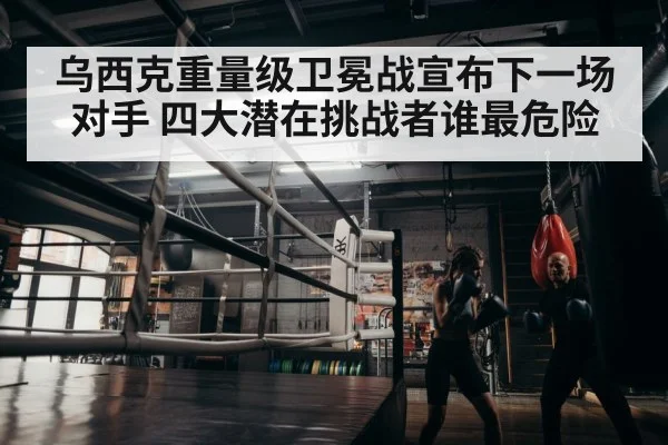 boxer training in ring